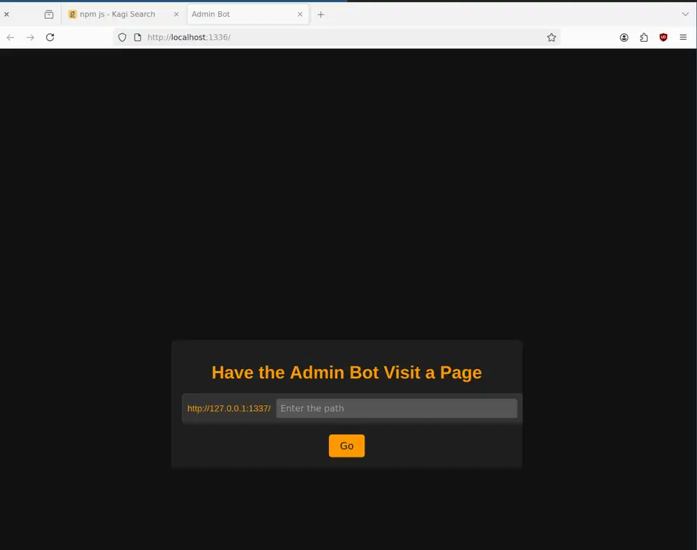 Bot running on localhost as well